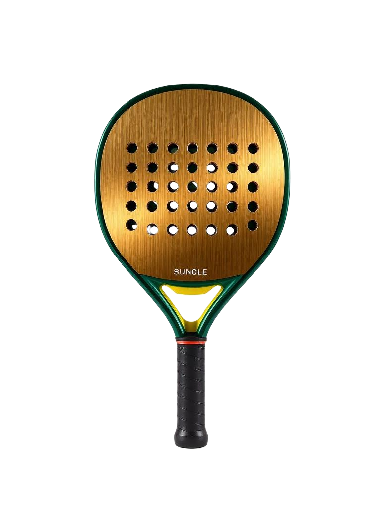 Padel racket representing the length choice